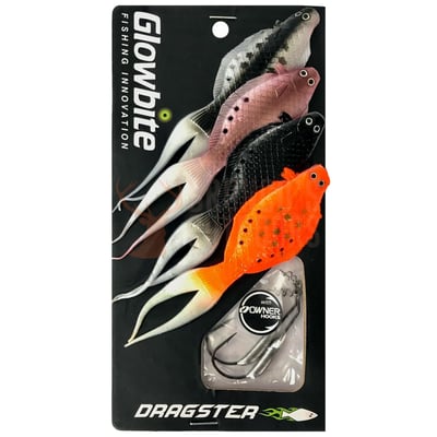 Glowbite Dragster Lures Mixed 4 Pack Baby Flounder 120mm 5gm
