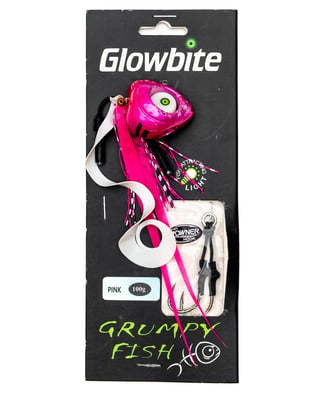 Glowbite Grumpy Squid Fishing Lure 80gm or 100gm