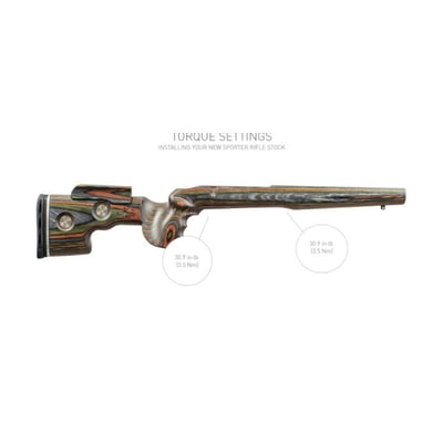 GRS Sporter Stock Bergara B14 Short Action Green Mountain Camo