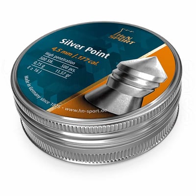 H&N Sport Silver Point .177 Air Gun Pellets