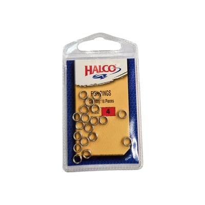 Halco Fish Split Ring Sizes 4, 5, 6, or 7