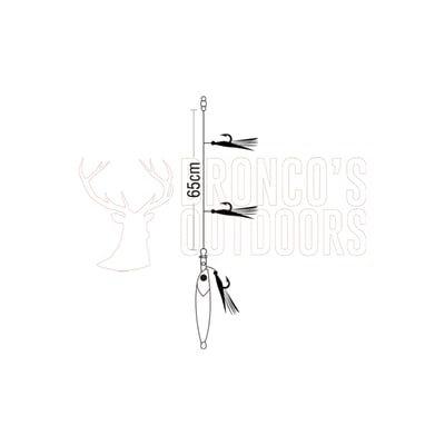 Hayabusa Jigging Sabiki Flasher & Sabiki Rig 60gm