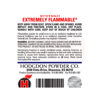 Hodgdon H4198 1lb Powder