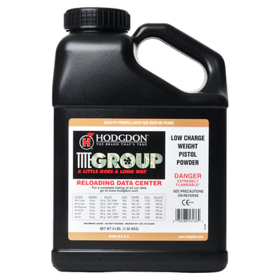 Hodgdon TiteGroup Smokeless Powder 4lb