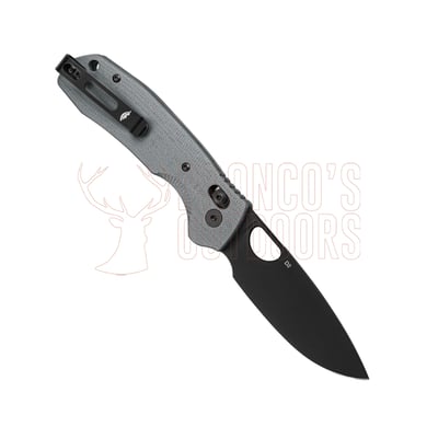 Honey Badger Crossbolt Drop Point Folding Knife Grey G10 Handles D2 Steel - Limited Edition