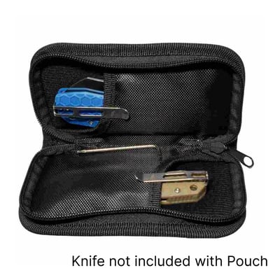 Honey Badger Nylon Zipper Pouch Black