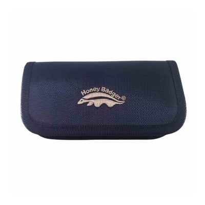 Honey Badger Nylon Zipper Pouch Black