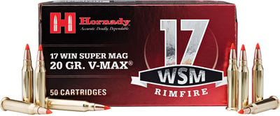 Hornady 17 WSM 20gr V-Max