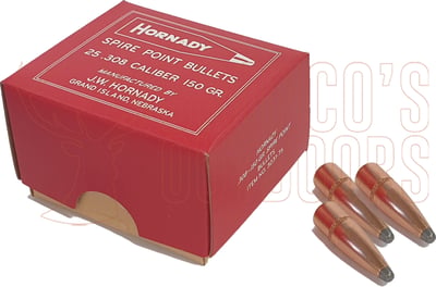 Hornady 75th Anniversary Spire Point Projectiles .308 150gr