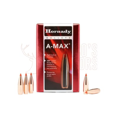 Hornady A-Max Projectiles .50 Calibre .510" 750gr 20 Count