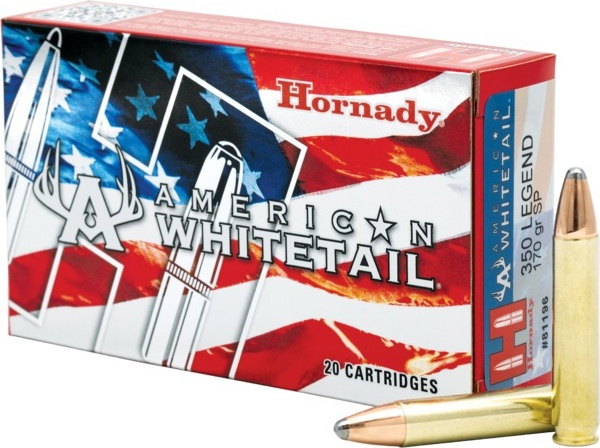 Hornady American Whitetail .350 Legend 170gr InterLock SP 20 Rounds