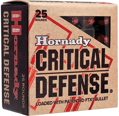Hornady Critical Defense .357 Mag 125gr FTX