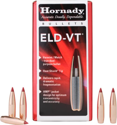 Hornady ELD Match Projectiles 6.5mm .264 Dia 100 Count