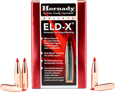 Hornady ELD-X .270 Cal .277" 145gr Projectiles 100 Count