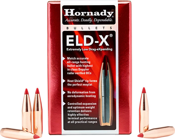 Hornady ELD-X Projectiles .30 Cal .308" 220gr 100 Count