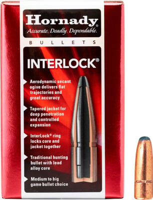 Hornady InterLock Projectiles .303 Cal .312" 174gr RN 100 Count