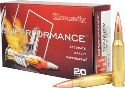 Hornady Superformance 7mm-08 139gr SST 20 Rounds