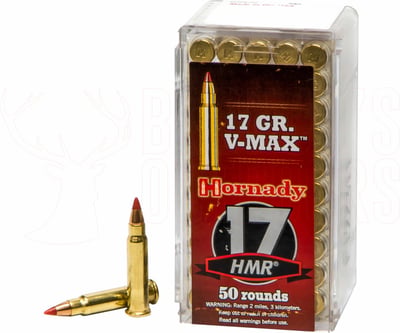 Hornady Varmint Express .17 HMR 17gr V-Max