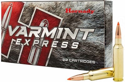 Hornady Varmint Express .223 55gr V-MAX 20 Rounds