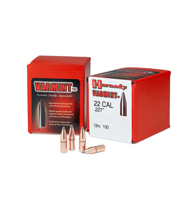 Hornady Varmint Projectiles .22 Cal .224" 60gr SP 100 Count