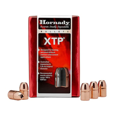 Hornady XTP 9mm .355" 147gr Projectiles 100 Count