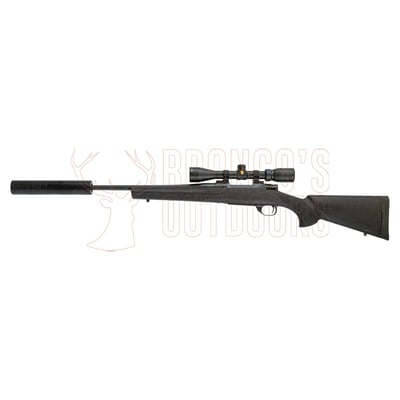Howa 1500 Black Stock 7mm-08 Rem 20" + Nikko Stirling GamePro 3-9x40 Scope + Ghost Modular Suppressor