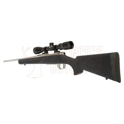 Howa 1500 Stainless Black Stock Threaded 7mm-08 20" + Nikko Stirling GamePro Riflescope 3-9x40