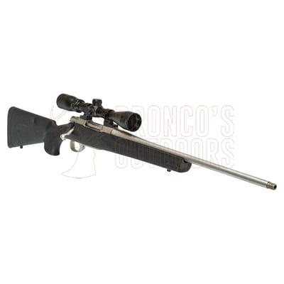 Howa 1500 Stainless Black Stock Threaded 7mm-08 20" + Nikko Stirling GamePro Riflescope 3-9x40