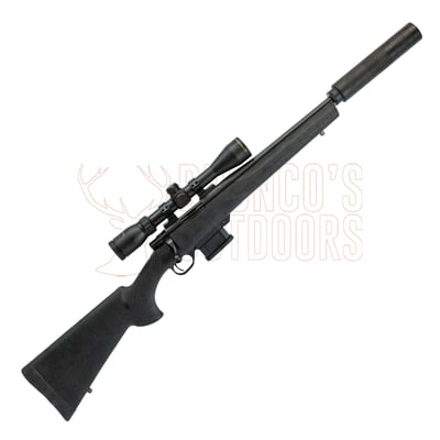 Howa Mini Action Blued Black Stock .223 Rem 16" + Nikko Stirling Game Pro Riflescope 3-9x40 + DPT Suppressor