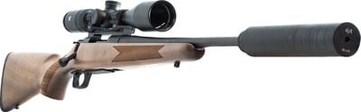 Howa Superlite Blued Walnut Stock 6.5 Creedmoor + Vortex Crossfire II 4-12x44 V-Plex + DPT MK2 Suppressor