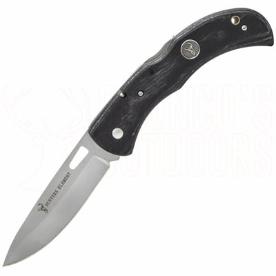 Hunters Element Primary Series Folding Drop Point Knife 95mm Blade
