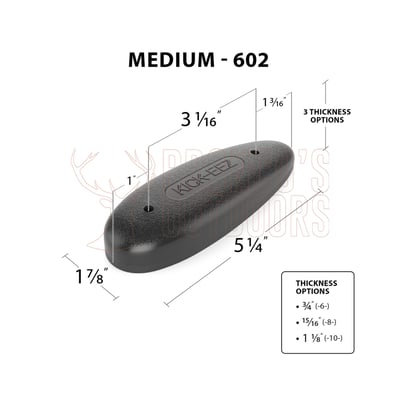 Kick-Eez TSK Rocker Recoil Pad Grind to Fit