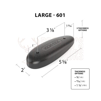 Kick-Eez TSK Rocker Recoil Pad Grind to Fit