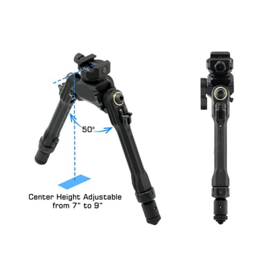 Leapers UTG Pro TBNR Picatinny Bipod 7-9"