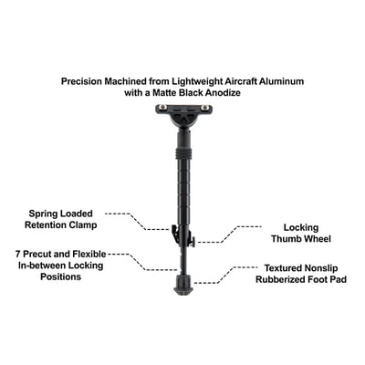 Leapers UTG Recon Flex M-LOK Bipod 8.0"-11.8"
