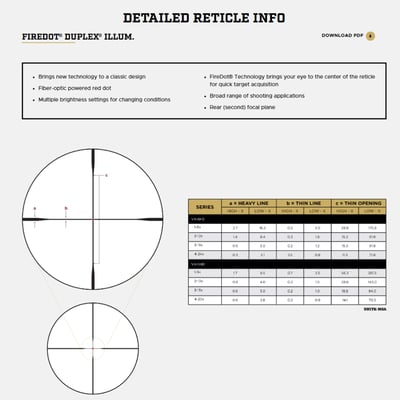 Leupold VX-6HD Gen2 Riflescope 4-24x52 CDS SF Firedot