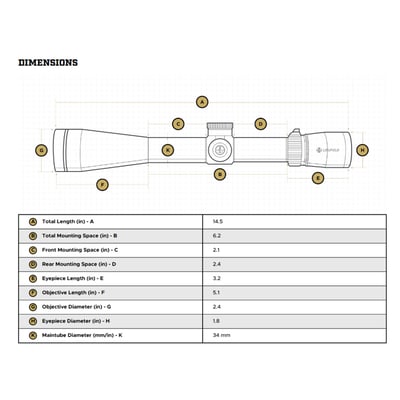 Leupold VX-6HD Gen2 Riflescope 4-24x52 CDS SF Firedot