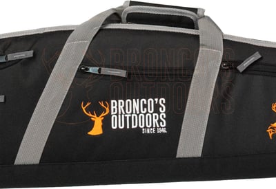Manitoba Deluxe Rifle Gun Bag 48" or 52" with Bronco's Outdoors Logo
