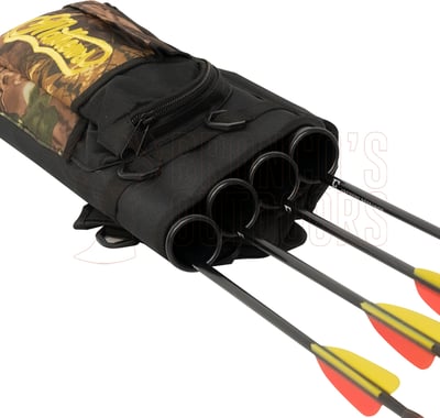Mathews Archery Quiver with Shoulder Strap and Storage Pocket