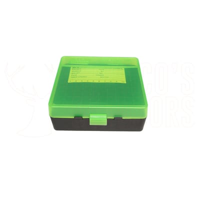 MTM Case-Gard Flip-Top Pistol Ammo Box Green & Black