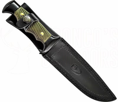 Muela Alce 5161 Fixed Blade Knife Green Handle