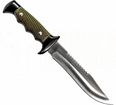 Muela Alce 5161 Fixed Blade Knife Green Handle