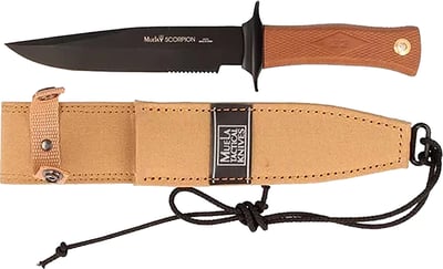 Muela Scorpion 18NM Fixed Blade Knife Black Desert