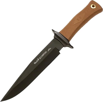 Muela Scorpion 18NM Fixed Blade Knife Black Desert