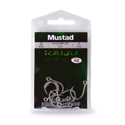 Mustad UltraPoint 10121NP-DT Kaiju Inline Single Jig Hook