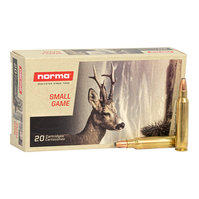 Norma Oryx .222 Rem 55gr SP 20 Rounds