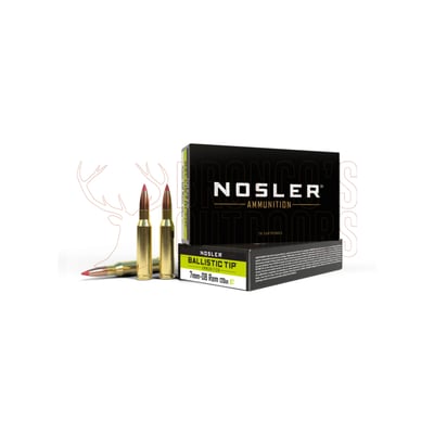 Nosler Ballistic Tip 7mm-08 Rem 120gr Ballistic Tip 20 Rounds