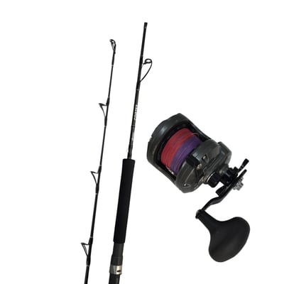 Okuma Cortez Jig Rod 5' 1 Piece 300gm + Okuma Cortez CZ-10CS Star Drag Overhead Reel PE5 250m