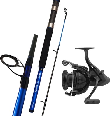 Okuma Sensor Tip Spin Rod 6'6" 1-Piece 6-10kg + Okuma Dyna Baitfeeder 7000 Spinning Reel Spooled Line