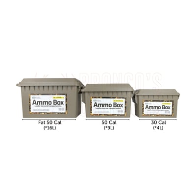 Outdoor Outfitters 50 Cal Polymer Lockable Ammo Box 9L